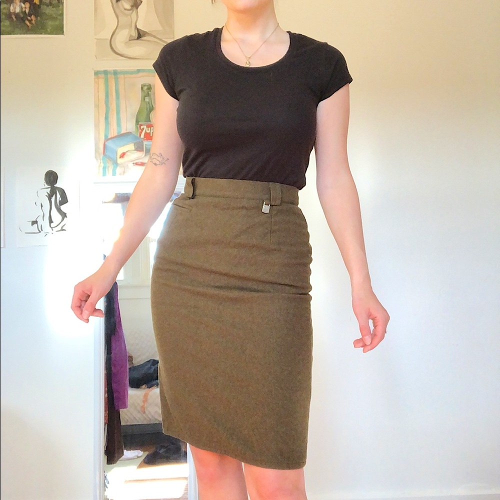 RARE vintage English wool skirt